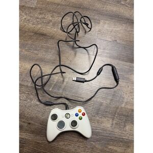 Microsoft Xbox 360 Wired Controller White USB Gamepad Official OEM Windows PC